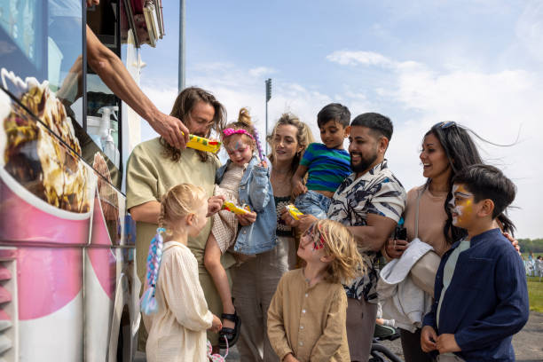 istock Ordering at the Ice Cream Van 2164186317