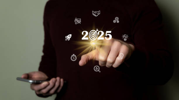 istock Business Goals Concept for New Year 2025. 2164192214
