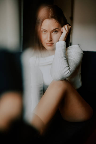 istock Flirtatious And Chilly Portrait By Beautiful Female 2164192471
