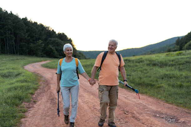 istock Senior couple enjoying in nature 2164199067