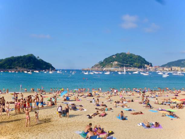 istock Summer day at the beach 2164201286