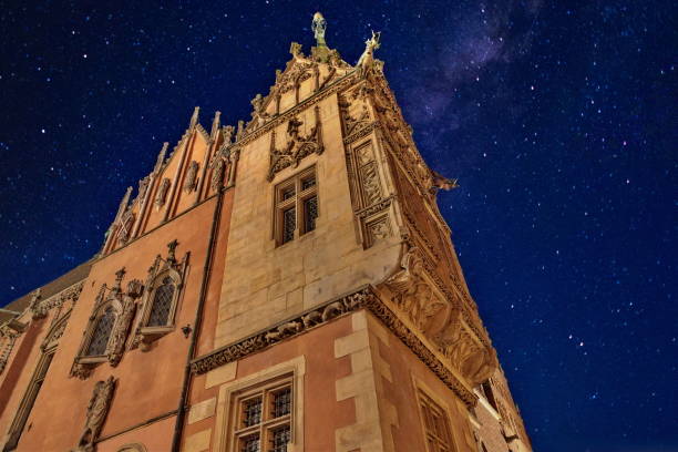 istock Night view of Wroclaw's Old Town Hall (Stary Ratusz), Poland 2164201380