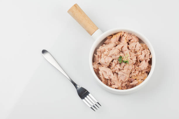 A product that sells processed tuna in cans for easy consumption