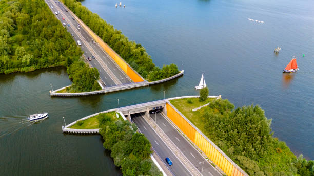 istock Dutch Highway Crossing Veluwemeer 2164208092