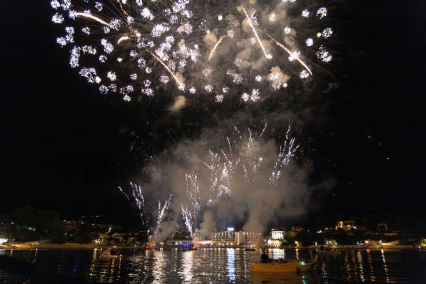 istock Fireworks over Rab Town, Croatia 2164214291