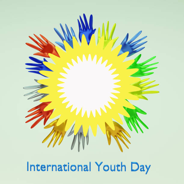 istock International Youth Day illustration. 3d render. 2164215487
