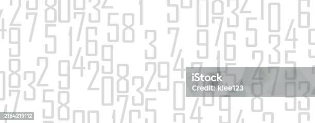 Texture Map Numbers Numbers Texture Stock Illustration - Download Image Now - Abstract, Art ...