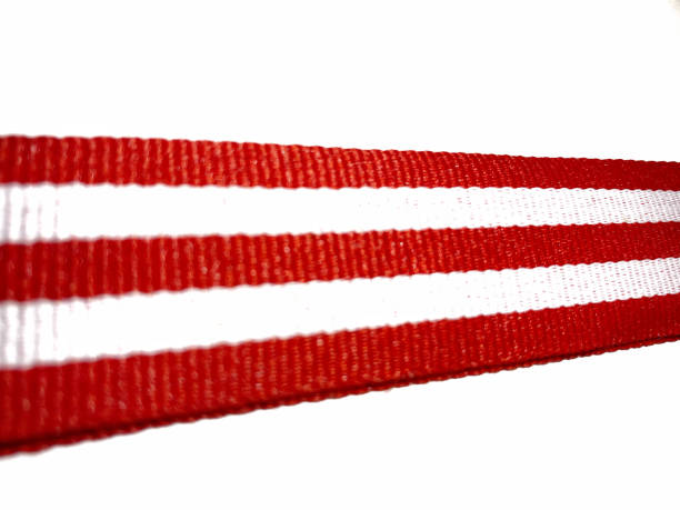 istock Indonesian Flag Ribbon red and white 2164219359
