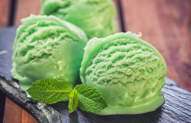 istock Homemade Pistachio or Mojito Ice Cream 2164224801