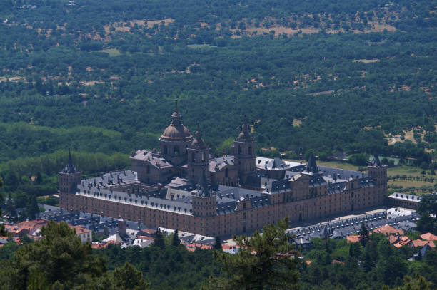 istock landscape, building, monastery, architecture, spain, view, nature, city, sunny, spring, 2164230458