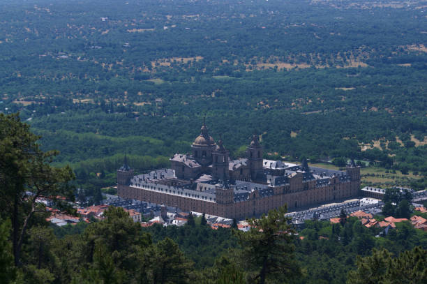 istock landscape, building, monastery, architecture, spain, view, nature, city, sunny, spring, 2164230459