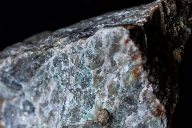istock Close-up of a greyish to light green Barite sample 2164231246