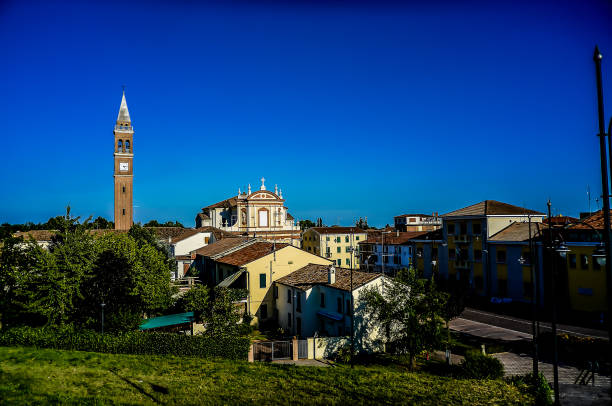 istock A beautiful city with a tall clock tower in the background 2164234260
