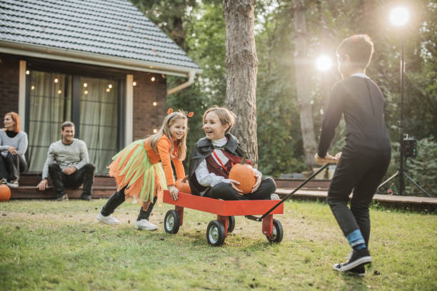 Halloween party at home