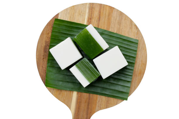 istock Pandan and coconut jelly, Thai dessert 2164271911