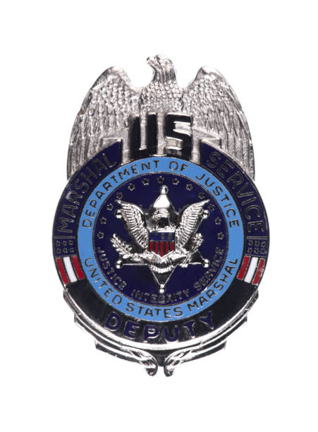 istock police american marshal badge isolated on white background 2164271947