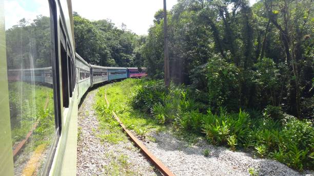 A train trip from Curitiba to Morretes, the state of Paraná, Brazil.