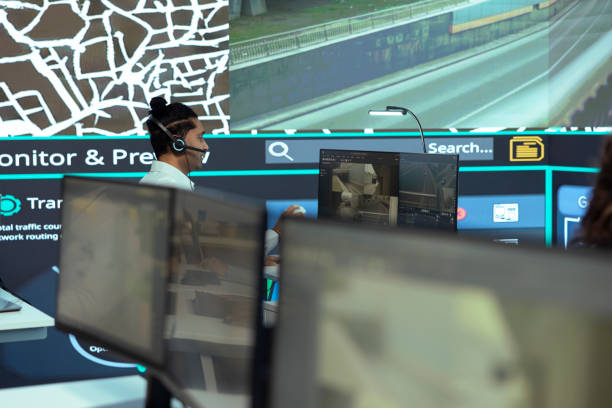 istock Indian call center operator gives parcel shipment updates to clients 2164279951