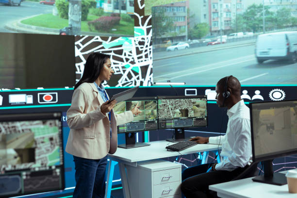 istock Indian woman coordinates new express shipment program in control center 2164282037
