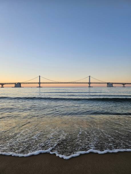 istock Sunrise at Gwangalli Beach 2164283319