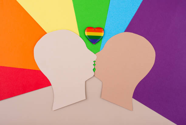 istock Pride month concept with LGBTQ flag 2164285741