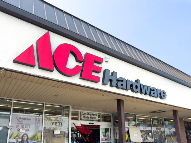 ace hardware store - loja de ferragens imagens e fotografias de stock