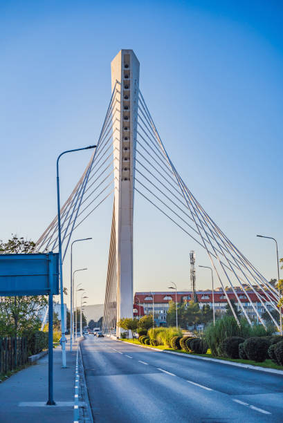 istock Millennium bridge over Moraca river in Podgorica, Montenegro 2164294164