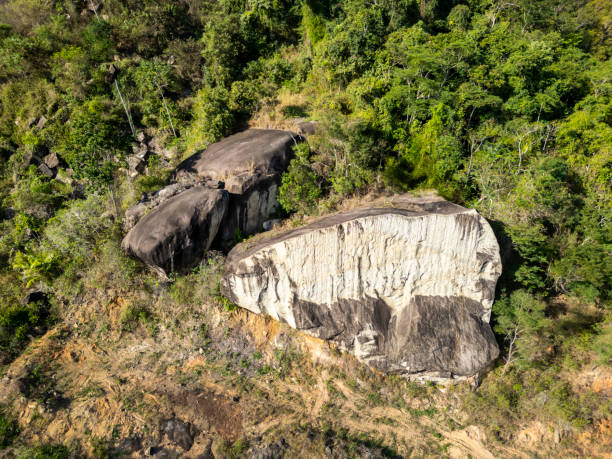 istock Abandoned ornamental rock extraction site in Brazil 2164296969