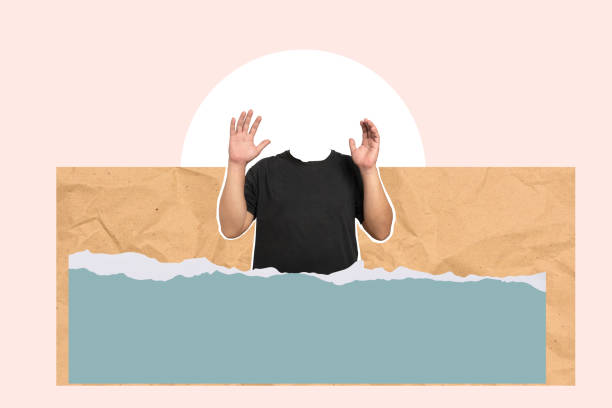 istock A man's face is shown in a pool of water 2164305566