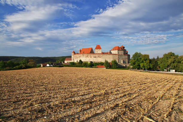 Bavaria, Germany - 12 Sep 2015: The medieval Castle in Bavaria, Germany