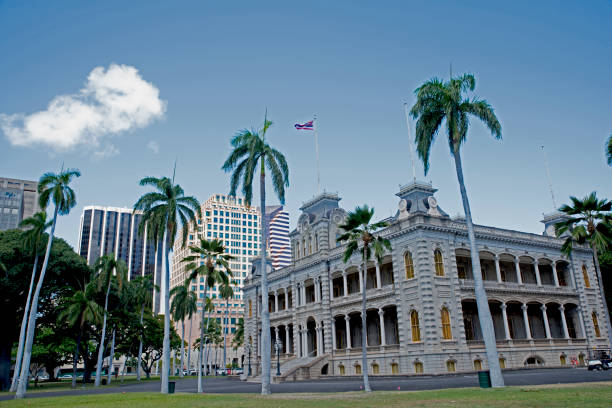 istock Downtown View of Hawaii's Capitol 2164309519
