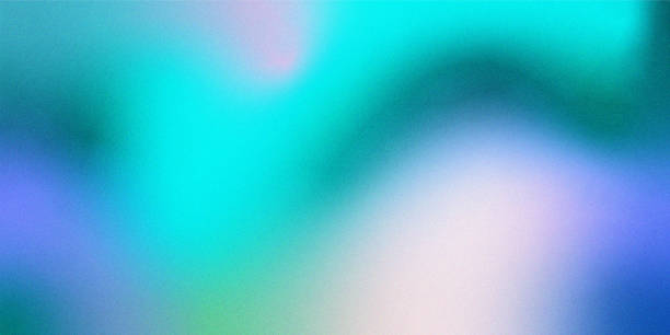 istock Abstract blur grainy background. Teal blue and green noise texture 2164317541