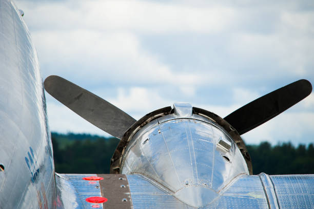 Gothenburg, Sweden - August 29 2010: Doyglas C-47 A-60-DL Skytrain converted to civilian DC-3.