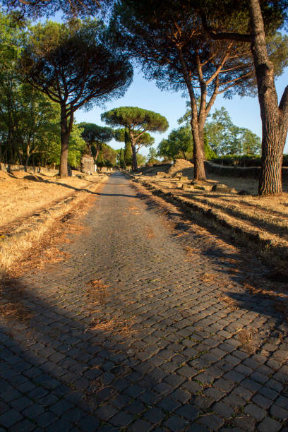 istock ancient roman road of appian way 2164333270