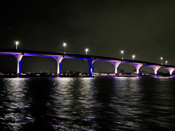 istock Tierra Verde Bridge at Night 2164338056