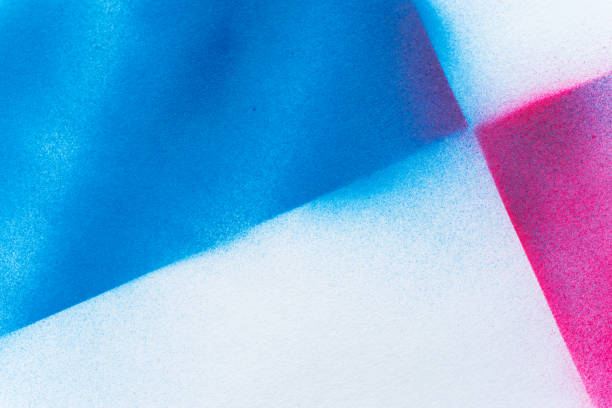 Red and blue spray paint background