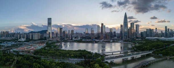 istock Shenzhen from the perspective of drones 2164348849