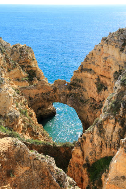 istock Natural features, cliffs and limestone formations of Ponta da Piedade 2164351067