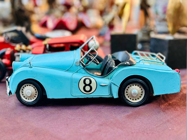 istock Classic Blue Car Model Toy 2164356835