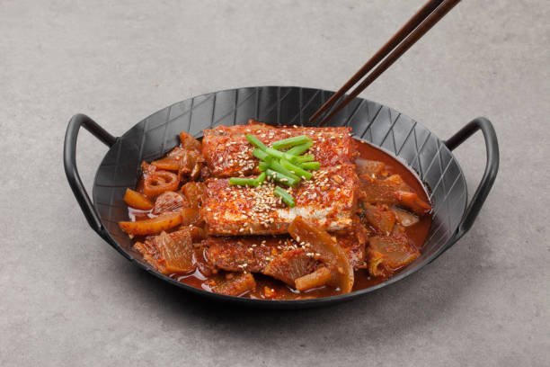 istock A side dish of seasoned and simmered cutlassfish. 2164358441