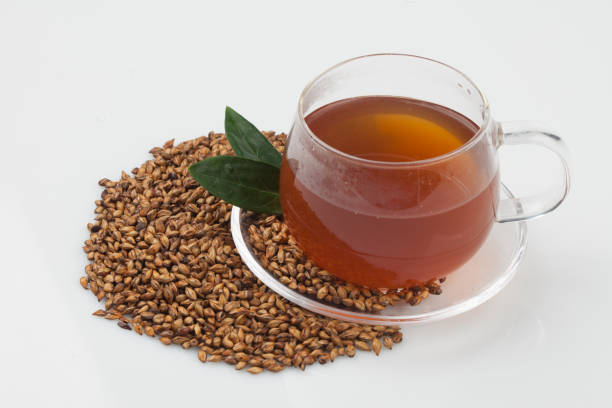 istock Barley tea is a tea made with roasted barley. 2164365826