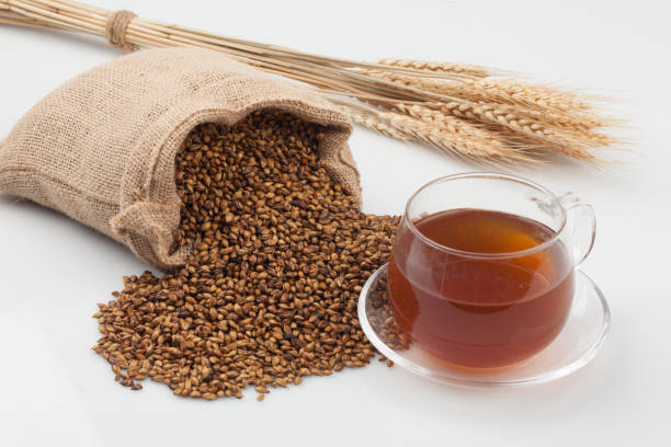 istock Barley tea is a tea made with roasted barley. 2164366590