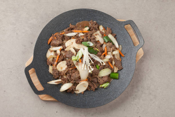 istock Bulgogi is beef marinated in seasoning and then grilled. 2164366751