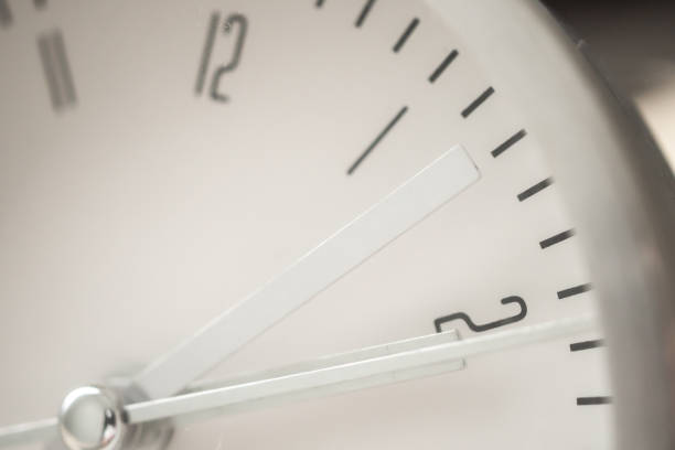 istock close up of silver metal clock 2164371373
