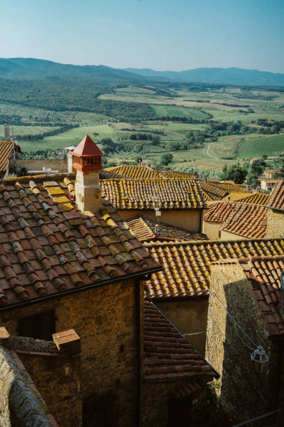 istock rooftops above Casale Marittimo in Tuscany, Italy 2164371782