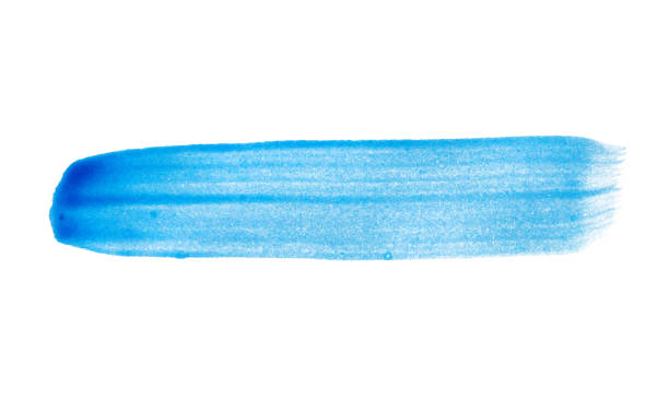 istock blue brush stroke isolated on white background 2164372549