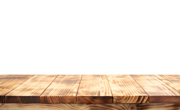 istock Beautiful pine wood texture table top with burn fire wood surface.For  decoration product display placement background 2164376416