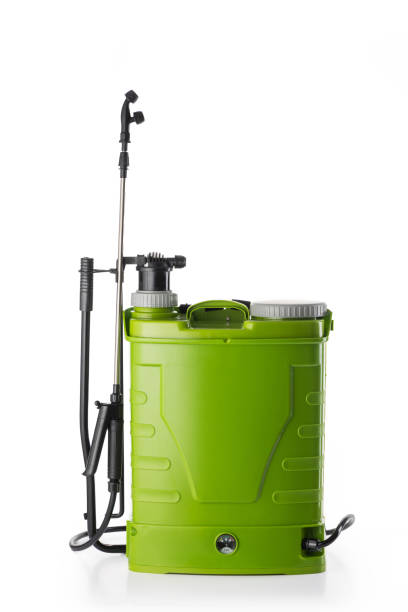 istock Battery garden sprayer isolated on white 2164389443