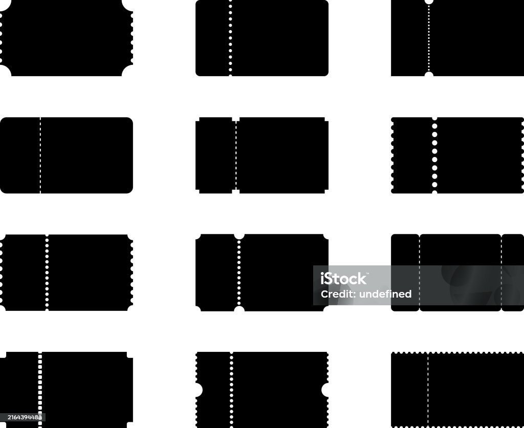 Ikon tiket. Tiket konser, kupon lotere, vektor template kupon - Bebas Royalti Bentuk bintang vektor stok Ikon tiket. Tiket konser, kupon lotere, vektor template kupon - Bebas Royalti Bentuk bintang vektor stok