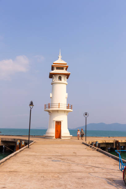istock Lighthouse on a Bang Bao pier on Koh Chang Island 2164416941
